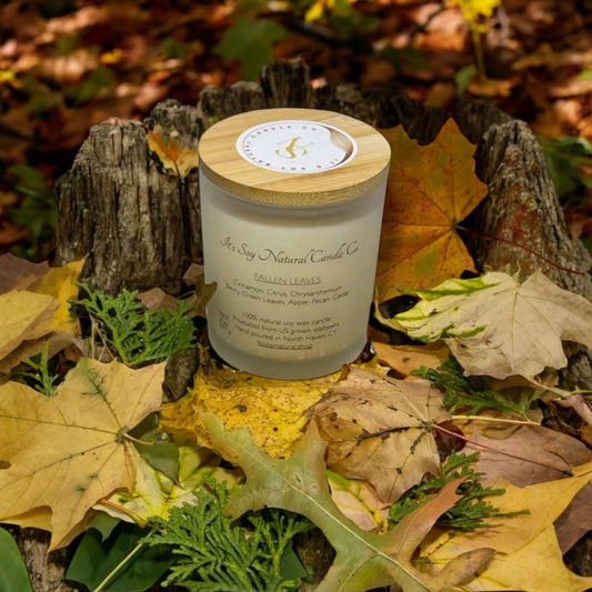 Fallen Leaves autumn scented soy candle - 100% natural hand-poured wax - It's Soy Natural